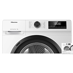Hisense DH1Q902BW2 Dryer - White 