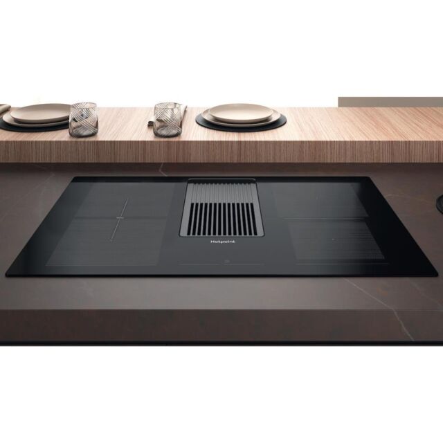 Hotpoint PVH92BKFKIT 90cm Venting Induction Hob
