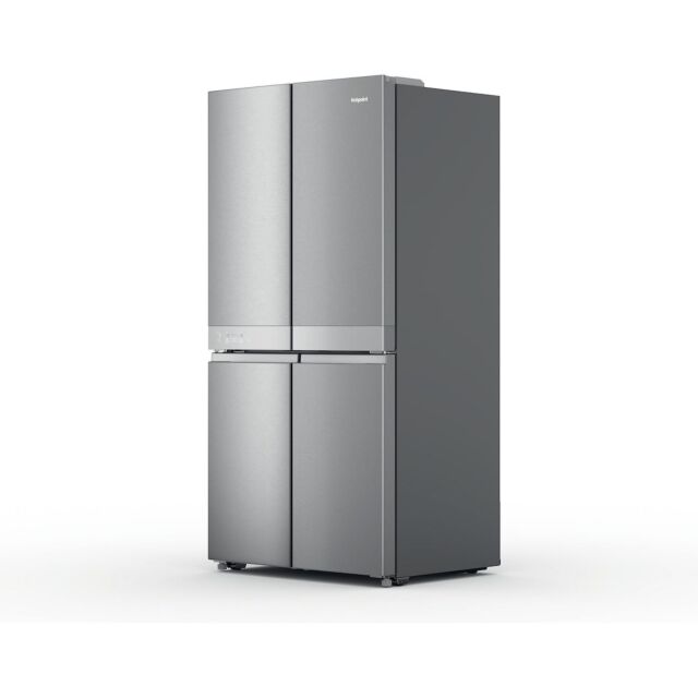 Hotpoint HQ9B2LG 4-Door American Fridge Freezer - Stainless Steel