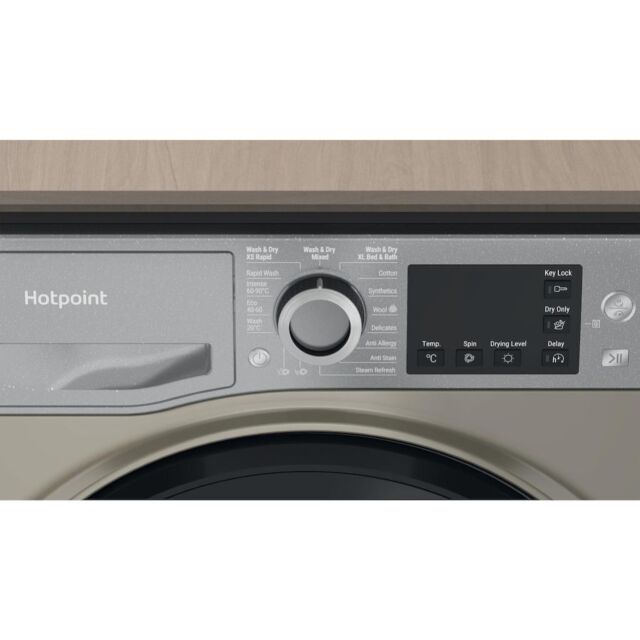 Hotpoint NDB 8635 GK UK Anti-Stain 8+6kg Washer Dryer with 1400rpm - Graphite