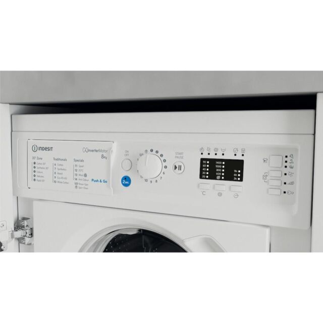 Indesit BI WMIL 81485 UK Built-In Washing Machine
