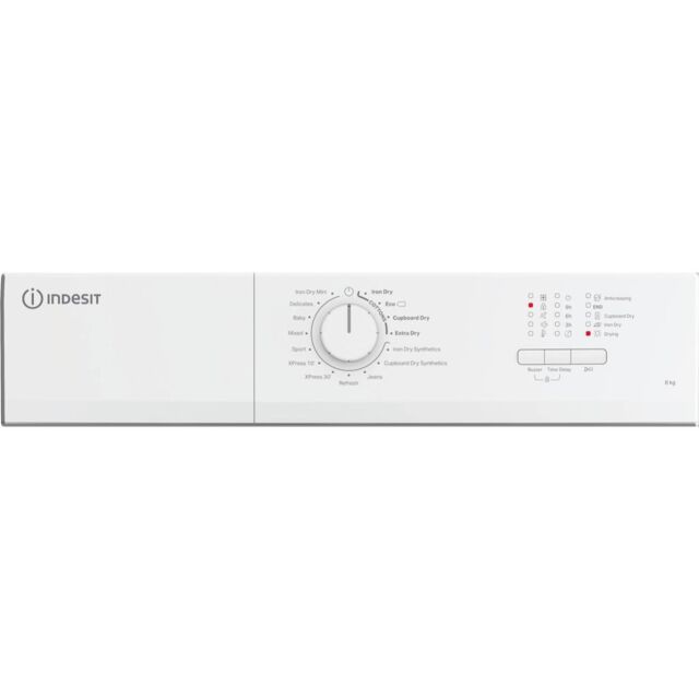 Indesit CYDA81WWGLUK 8kg Vented Tumble Dryer - White