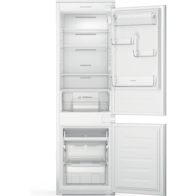 Indesit INC18T312UK Total No Frost Integrated Fridge Freezer - White