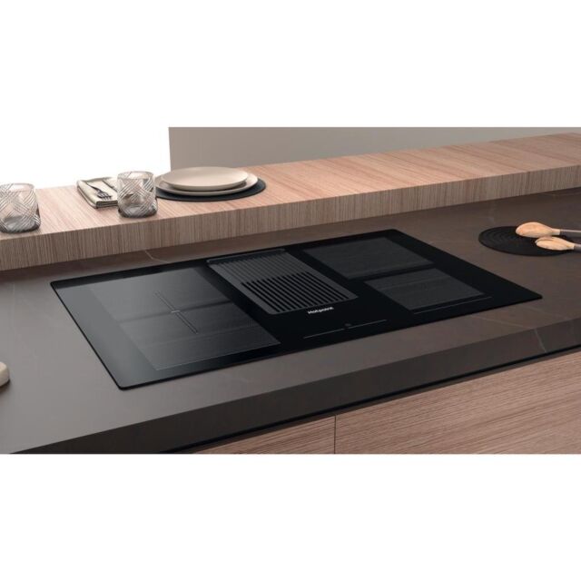 Hotpoint PVH92BKFKIT 90cm Venting Induction Hob