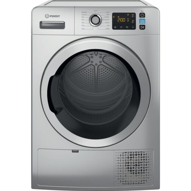 Indesit Heat Pump Tumble Dryer: Freestanding, 9,0kg - YT M11 92SS X UK - Silver