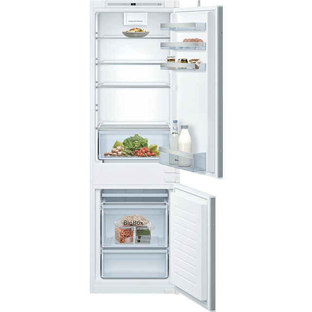 Neff KI7862SF0G, Built-in fridge-freezer with freezer at bottom