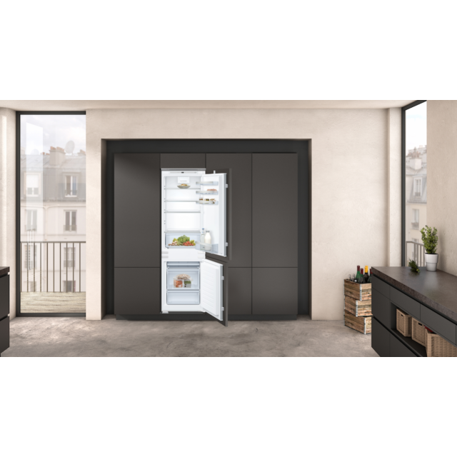 Neff KI7862SF0G, Built-in fridge-freezer with freezer at bottom