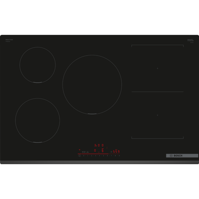 Bosch PVW831HB1E, Induction hob