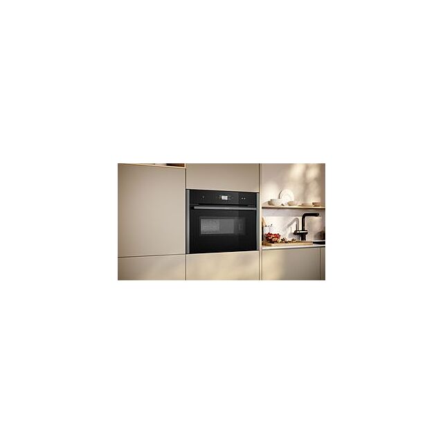 Neff C24MS31G0B, Built-in compact oven with microwave function
