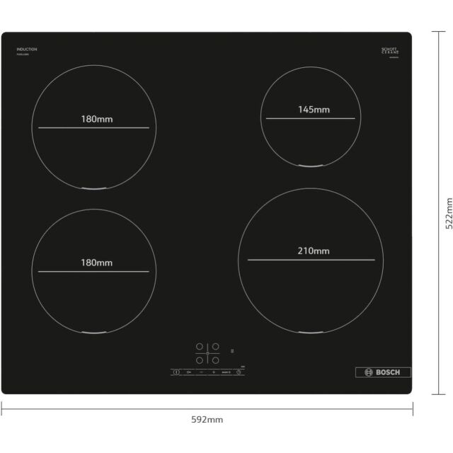 Bosch PUE611BB5B, Induction hob