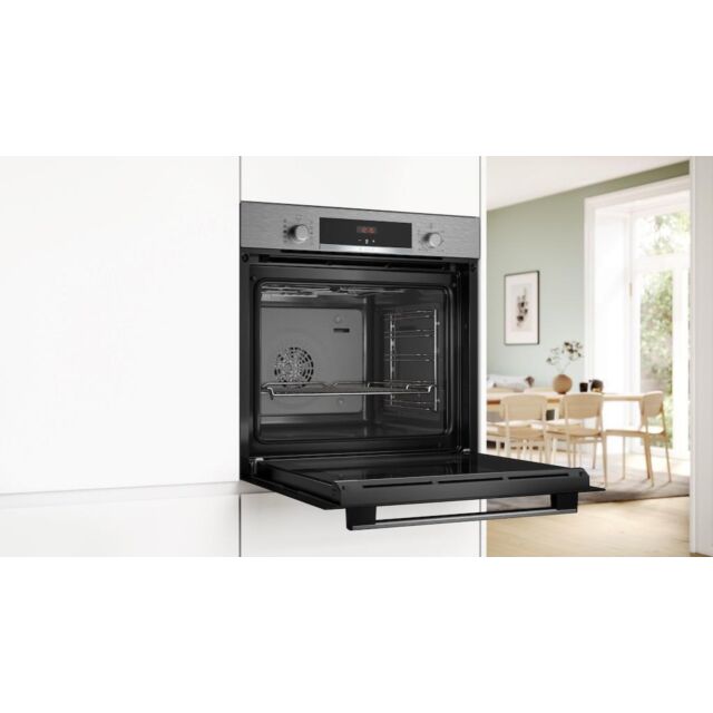 Bosch HQA534BS3B, Built-in oven with added steam function