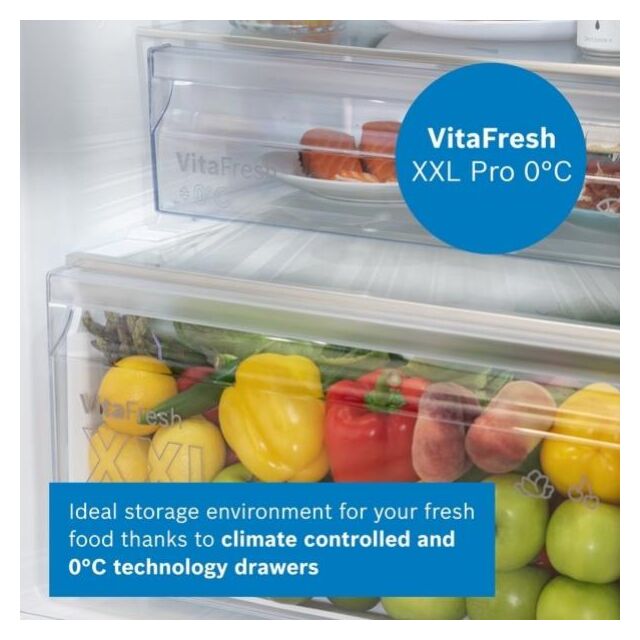 Bosch KGN392WDFG, Free-standing fridge-freezer with freezer at bottom