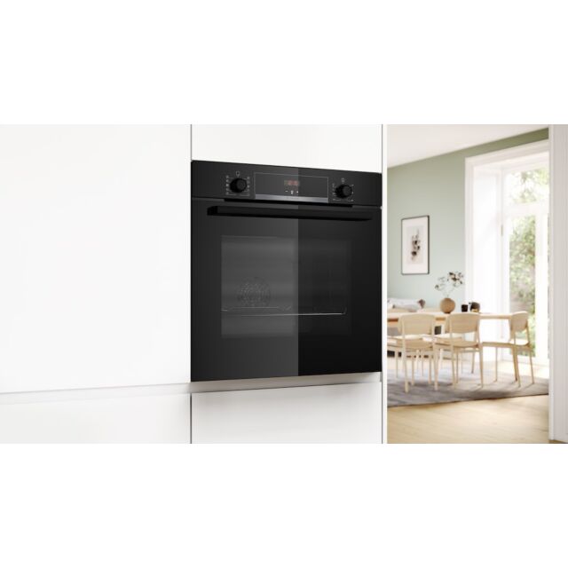 Bosch HQA534BB3B, Built-in oven with added steam function
