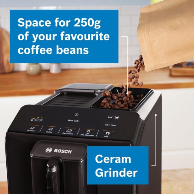 Bosch TIG20119, Bean to cup coffee machine