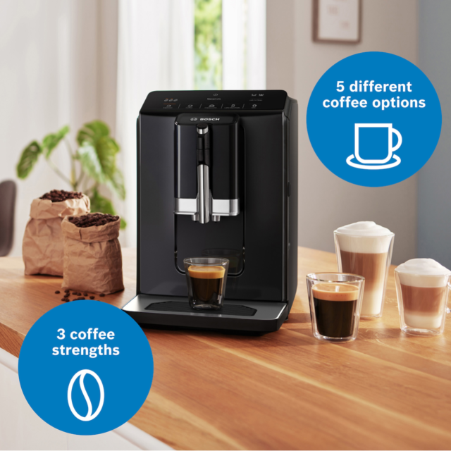 Bosch TIG20119, Bean to cup coffee machine