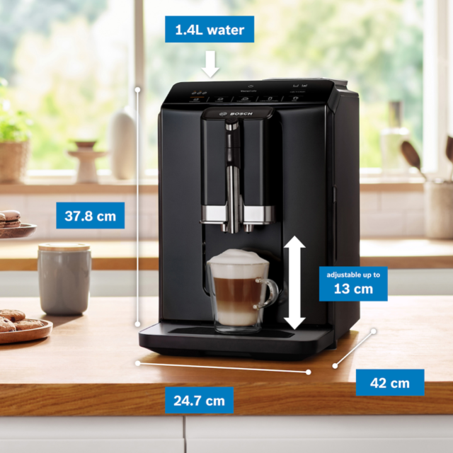 Bosch TIG20119, Bean to cup coffee machine