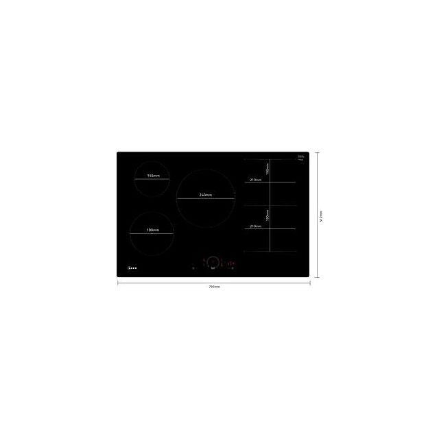 Neff T58PHW1L0, Induction hob