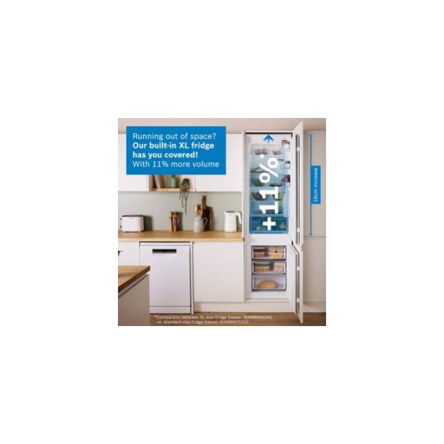 Bosch KIN96NSE0G, Built-in fridge-freezer with freezer at bottom