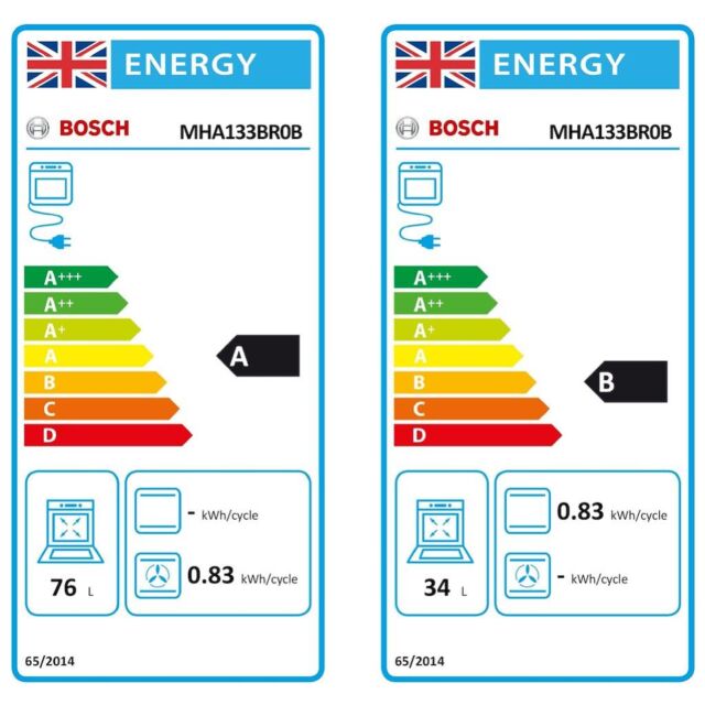 Bosch MHA133BR0B, Built-in double oven