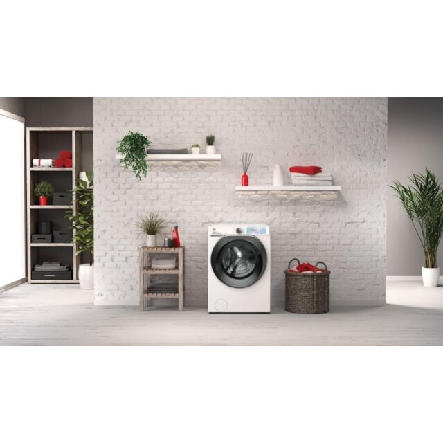Hoover H-Wash 500 HWDB 610AMBCR Auto Dosing WiFi-enabled 10kg 1600 Spin Washing Machine - Graphite
