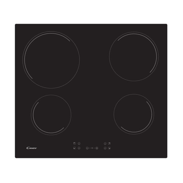 Candy CH64CCB/4U 60cm Ceramic Hob - Black