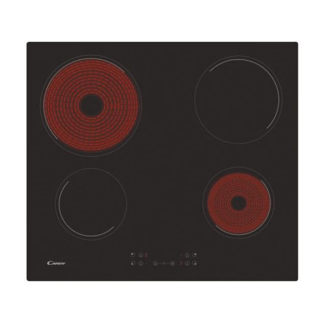Candy CH64CCB/4U 60cm Ceramic Hob - Black