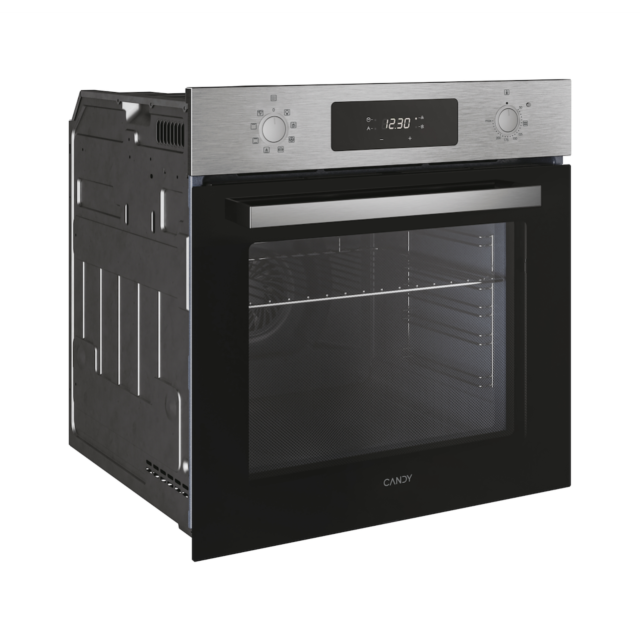 Candy Idea F CM955NRL/CA 70L Built-In Electric Single Oven - Black/Stainless Steel - A+ Rated