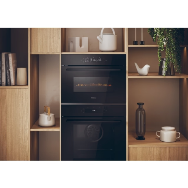 Haier H4MWID29G6NQB Series 2 60cm Compact Oven with Microwave