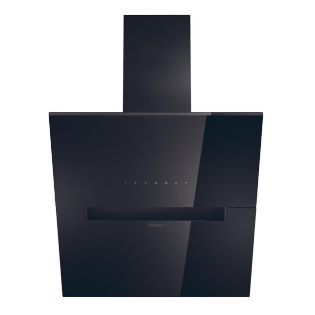 Haier HADG6CBS4BWIFI 60cm Angled Glass WiFi Chimney