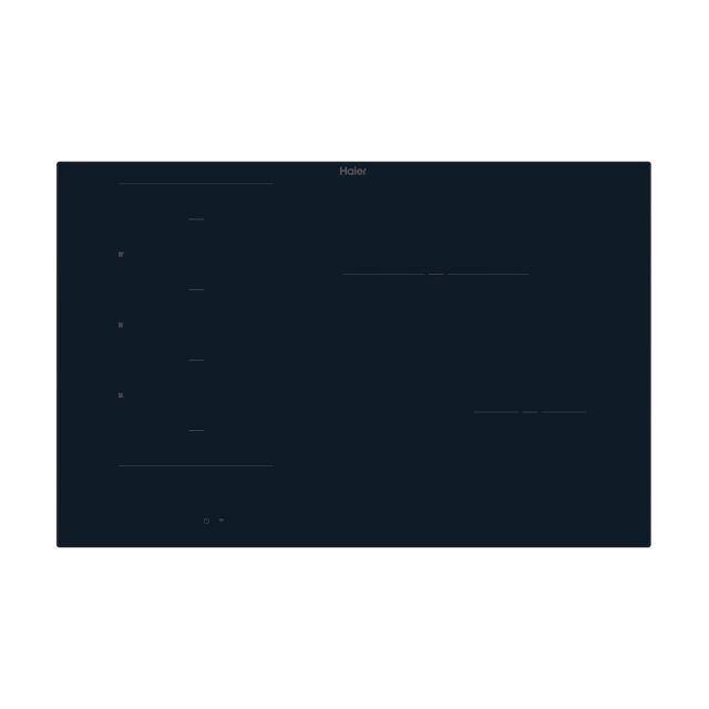 Haier HAMTB86IRCS 80cm Induction Hob - Black