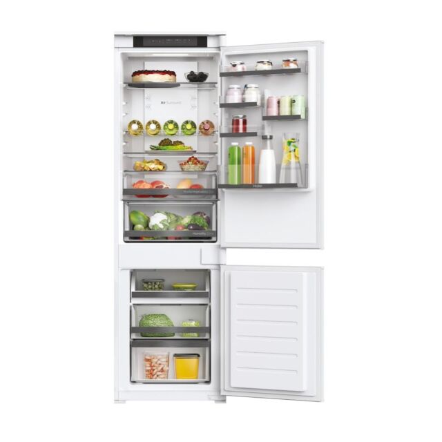 Haier HBW5518EK-1 Built-In Fridge Freezer - White - E Rated