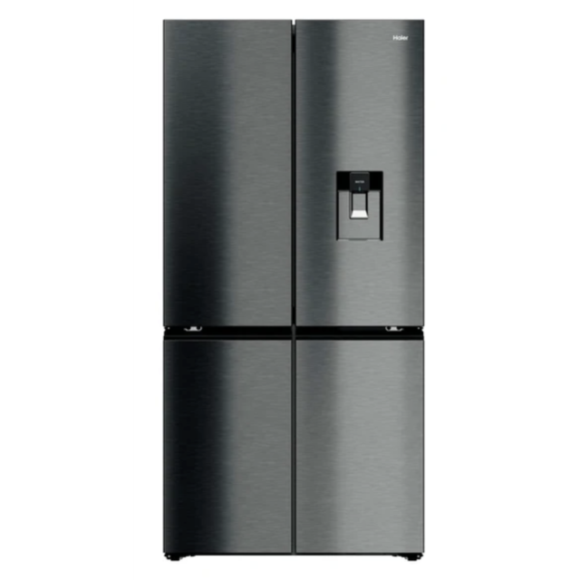 Haier HCW79F19EHSB 90cm Cube Series 7 American Style Fridge Freezer - Iconic Black