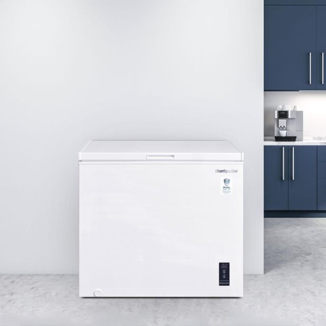 Montpellier MCF200EW 198ltr Chest Freezer In White