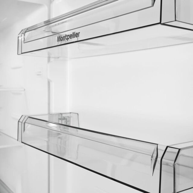 Montpellier MNF167ES No Frost 50/50 Fridge Freezer In Silver