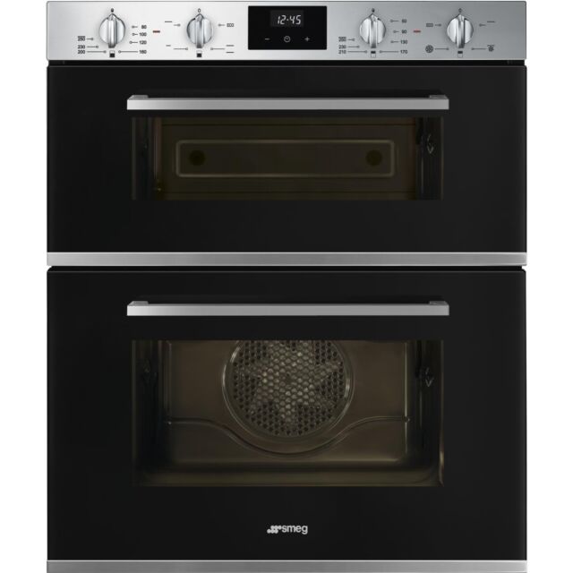 Smeg DUSF400B Built-Under Double Oven - Black
