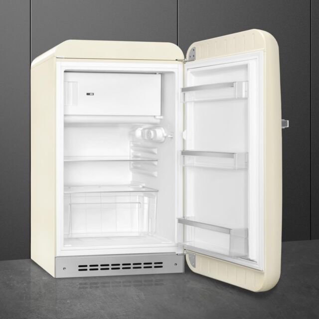 Smeg FAB10RCR6 Retro Mini Fridge Right Hand Hinge - Cream
