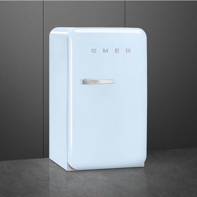 Smeg FAB10RPB5 55cm Fridge with Icebox Right Hand Hinge, Pastel Blue
