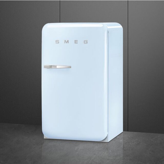 Smeg FAB10RPB5 55cm Fridge with Icebox Right Hand Hinge, Pastel Blue