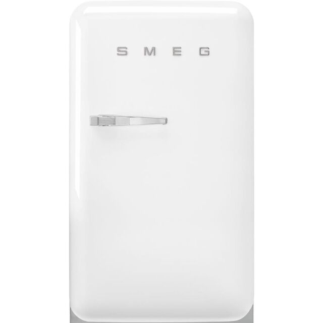 Smeg FAB10RWH5 55cm 50s Style Small Right Hand Hinge Fridge with Icebox