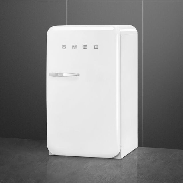 Smeg FAB10RWH5 55cm 50s Style Small Right Hand Hinge Fridge with Icebox