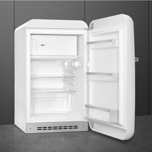 Smeg FAB10RWH5 55cm 50s Style Small Right Hand Hinge Fridge with Icebox