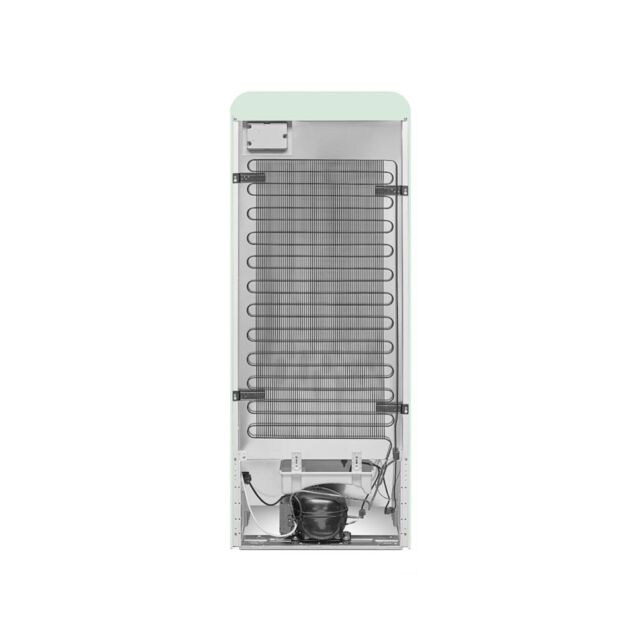 Smeg FAB28LPG5 60cm 50s Style Left Hand Hinge Fridge with Icebox, Pastel Green