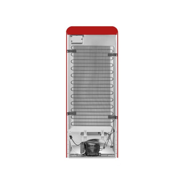 Smeg FAB28LRD6UK Retro Fridge with Icebox Left Hand Hinge - Red