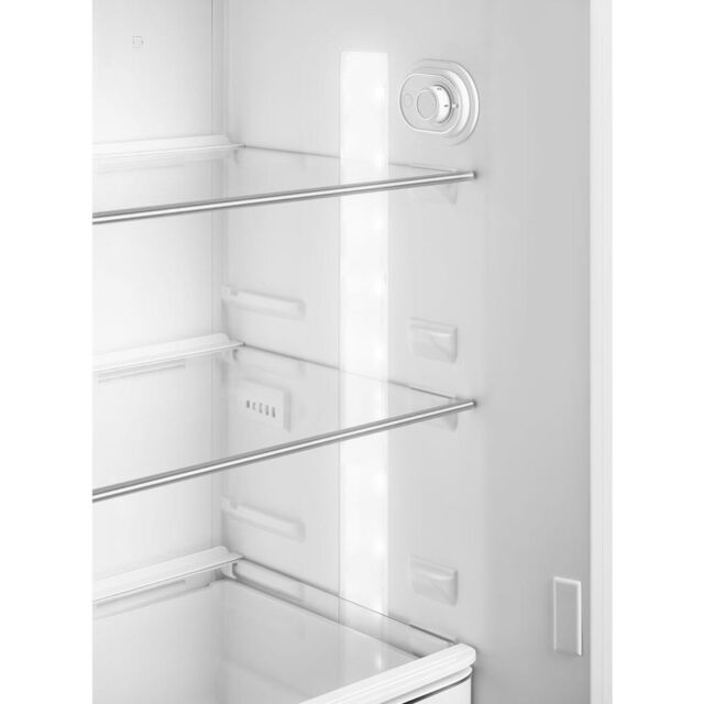 Smeg FAB30RRD5UK 60cm 50s Style Right Hand Hinge Freezer over Fridge, Red