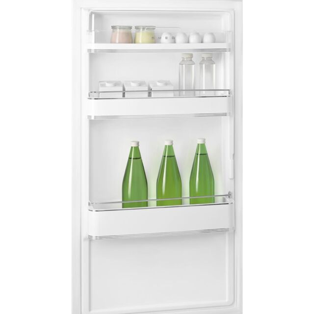 Smeg FAB32LBL6UK Retro Fridge Freezer Left Hand Hinge - Black