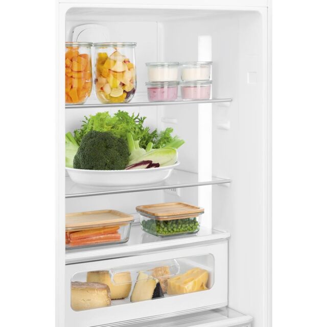 Smeg FAB32LWH6UK Retro Fridge Freezer Left Hand Hinge - White