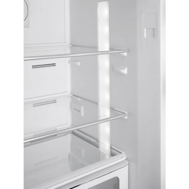 Smeg FAB32RBL6UK Retro Fridge Freezer Right Hand Hinge - Black