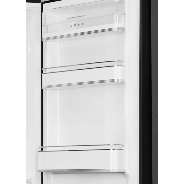 Smeg FAB32RBL6UK Retro Fridge Freezer Right Hand Hinge - Black