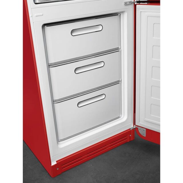 Smeg FAB32RRD6UK Retro Fridge Freezer Right Hand Hinge - Red
