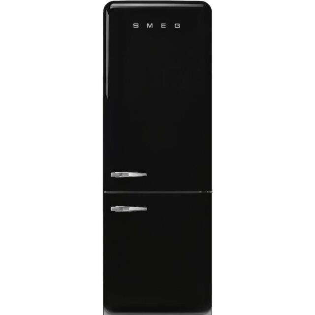 Smeg FAB38RBL6 Retro Fridge Freezer Right Hand Hinge - Black